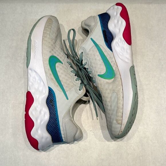 Nike Renew Ride 3 Athletic Shoes Womens Sz 8.5 Style DC8184-006 White Photo Dust - Picture 5 of 9